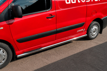 Citroen Jumpy 2007–2017 Siderør (2 stk., rustfrit stål) Ø60, kort akselafstand foto 6