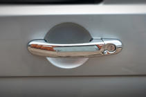 Volkswagen T6 2015–2024 Dørgrebsdæksler (rustfrit stål) 4 stk. Carmos - tyrkisk rustfrit stål foto 3