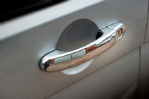 Volkswagen T6 2015–2024 Dørgrebsdæksler (rustfrit stål) 4 stk. Carmos - tyrkisk rustfrit stål foto 5