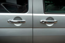 Volkswagen T6 2015–2024 Dørgrebsdæksler (rustfrit stål) 4 stk. Carmos - tyrkisk rustfrit stål foto 11