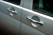Volkswagen T6 2015–2024 Dørgrebsdæksler (rustfrit stål) 4 stk. Carmos - tyrkisk rustfrit stål foto 1