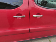 Peugeot Expert 2007–2016 Dørgrebsafdækninger (4 stk., rustfrit stål) Carmos - Tyrkisk stål foto 12
