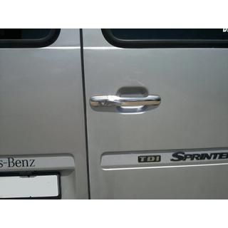Dørgrebsafdækninger (4 stk., rustfrit stål) Mercedes Sprinter W901/902/903/904/905 1995–2006 foto 4