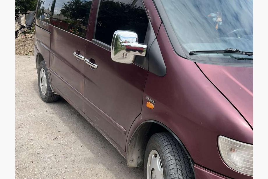 Mercedes Vito W638 1996–2003 Dørgrebskapper (rustfrit stål) Image