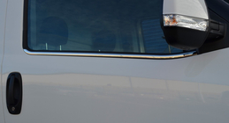 Fiat Doblo II 2010–2022 Vindueslister (rustfrit stål) foto 6