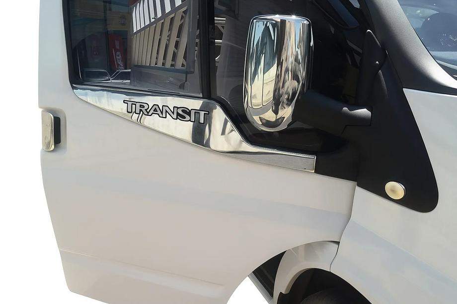 Ford Transit 2000–2014 Vindueslister Carmos (2 stk., rustfrit stål) Image