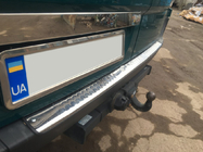Mercedes Sprinter W906 2006–2018 Rustfri stålliste over nummerplade foto 3