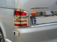 Volkswagen T5 Multivan 2003–2010 Rustfri liste over nummerpladen til fløjdøre (rustfrit stål) Carmos - Tyrkisk stål foto 7