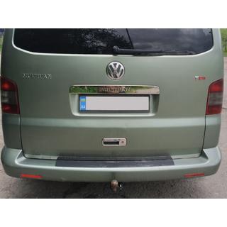 Rustfri stålliste over nummerpladen på bagklap foto 3
