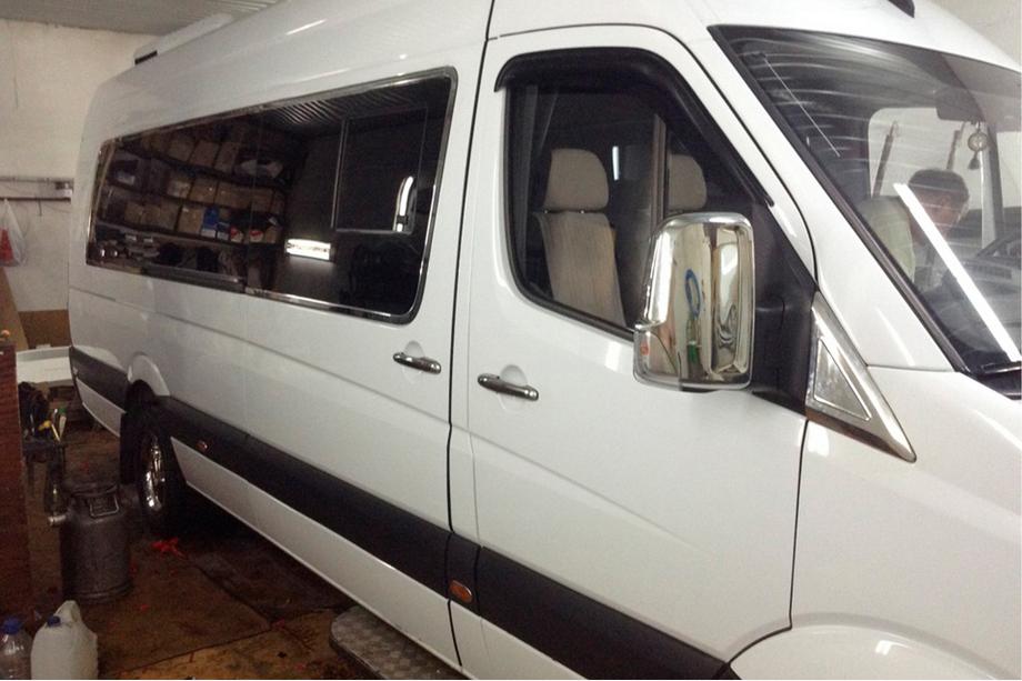Mercedes Sprinter W906 2006–2018 Krom spejldæksler (2 stk.) Carmos, tyrkisk stål Foto 12