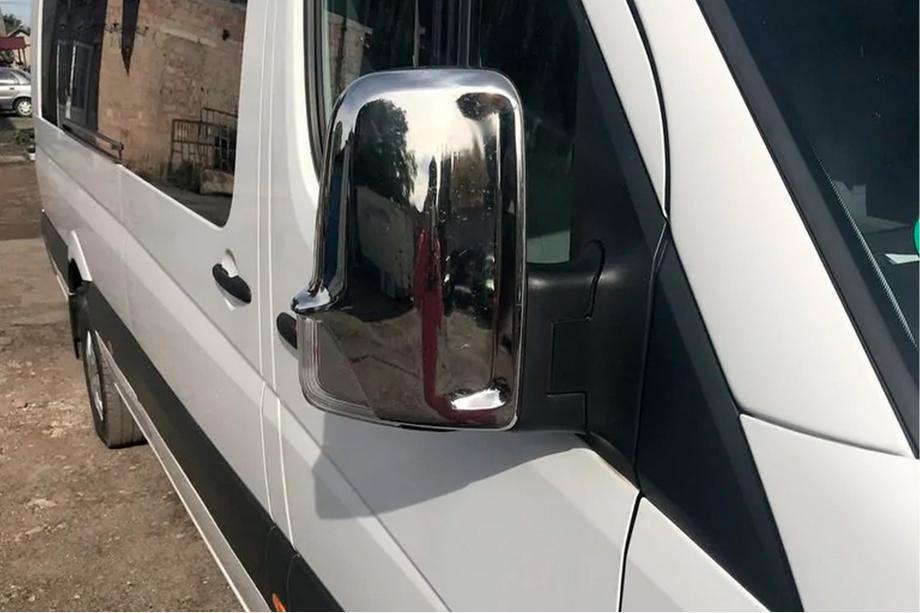 Mercedes Sprinter W906 2006–2018 Krom spejldæksler (2 stk.) Carmos, tyrkisk stål Foto 8