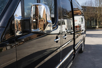 Volkswagen Crafter 2006–2016 Krom spejldæksler (2 stk.) Carmos, tyrkisk stål foto 1