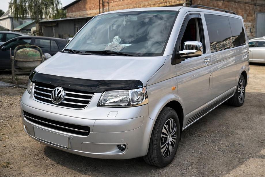 Volkswagen T5 Multivan 2003–2010 Krom spejldæksler (2 stk.) Carmos - Poleret rustfrit stål Image