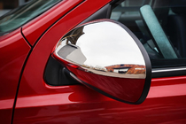 Nissan Qashqai 2010–2014 Spejlkapper (2 stk., rustfrit stål) OmsaLine - italiensk rustfrit stål foto 1