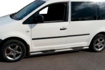 Volkswagen Caddy 2004–2010 Siderør (2 stk., rustfrit stål) foto 3