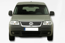 Volkswagen Caddy 2004–2010 Grillafdækning (rustfrit stål) OmsaLine - italiensk rustfrit stål foto 3