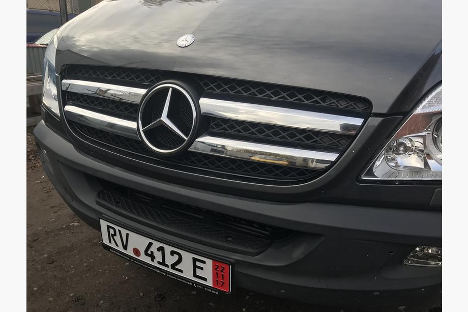 Mercedes Sprinter W906 2006–2018 Grill-lister (2006-2013, rustfrit stål) Foto 7