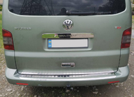 Volkswagen T5 Multivan 2003–2010 Kromdæksel til bagklapgreb (rustfrit stål) foto 1