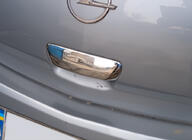 Opel Corsa D 2007–2014 Dæksel til bagdørshåndtag (rustfrit stål) OmsaLine - italiensk rustfrit stål foto 1