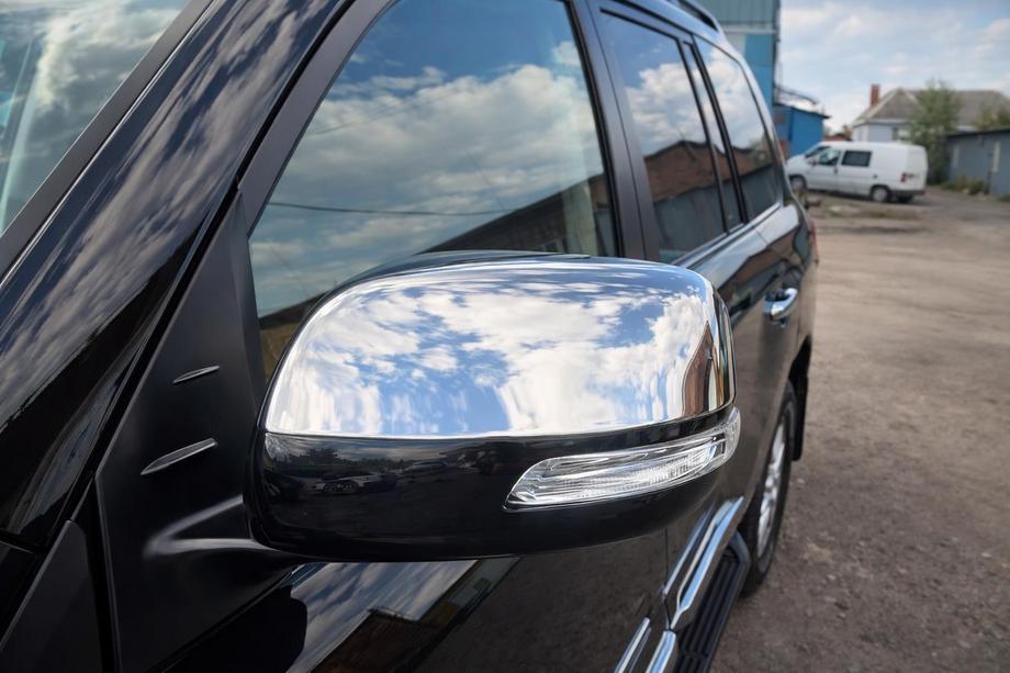 Toyota Land Cruiser Prado 150 2009–2023 Spejlkåber (2 stk., rustfrit stål) Image