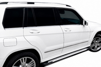Mercedes GLK-klasse X204 2008–2015 Sidetrin Allmond Grey (2 stk., aluminium) foto 1