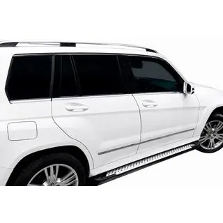 Sidetrin Allmond Grey (2 stk., aluminium)