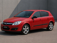 Opel Astra H 2004–2013 Udvendige rudekantslister i rustfrit stål foto 1