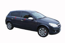 Opel Astra H 2004–2013 Udvendige rudekantslister i rustfrit stål foto 8