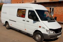 Mercedes Sprinter W901/902/903/904/905 1995–2006 Siderør (2 stk., rustfrit stål) Mellemlang akselafstand, Ø60 foto 5