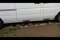Mercedes Sprinter W901/902/903/904/905 1995–2006 Siderør (2 stk., rustfrit stål) Mellemlang akselafstand, Ø60 foto 3