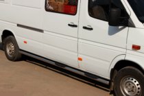 Volkswagen LT 1995–2006 Siderør (2 stk., rustfrit stål) foto 5