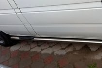 Volkswagen LT 1995–2006 Siderør (2 stk., rustfrit stål) foto 2