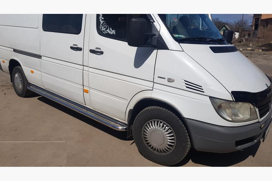 Volkswagen LT 1995–2006 Premium sidetrin (sæt 2 stk., rustfrit stål) Lang akselafstand, Ø60 Foto 2