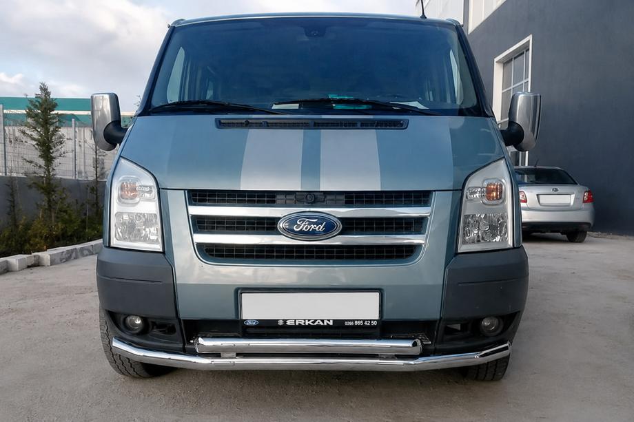 Ford Transit 2000–2014 Frontbeskyttelsesbøjle ST014 (2006-2014, rustfrit stål) Image