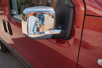 Citroen Nemo 2007–2017 Krom spejldæksler (2 stk.) Carmos - Forkromet plast foto 1