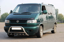Volkswagen T4 Caravelle/Multivan 1990–2003 Kængurubøjle WT003 60 mm (rustfrit stål) 51 mm, med påskrift foto 4