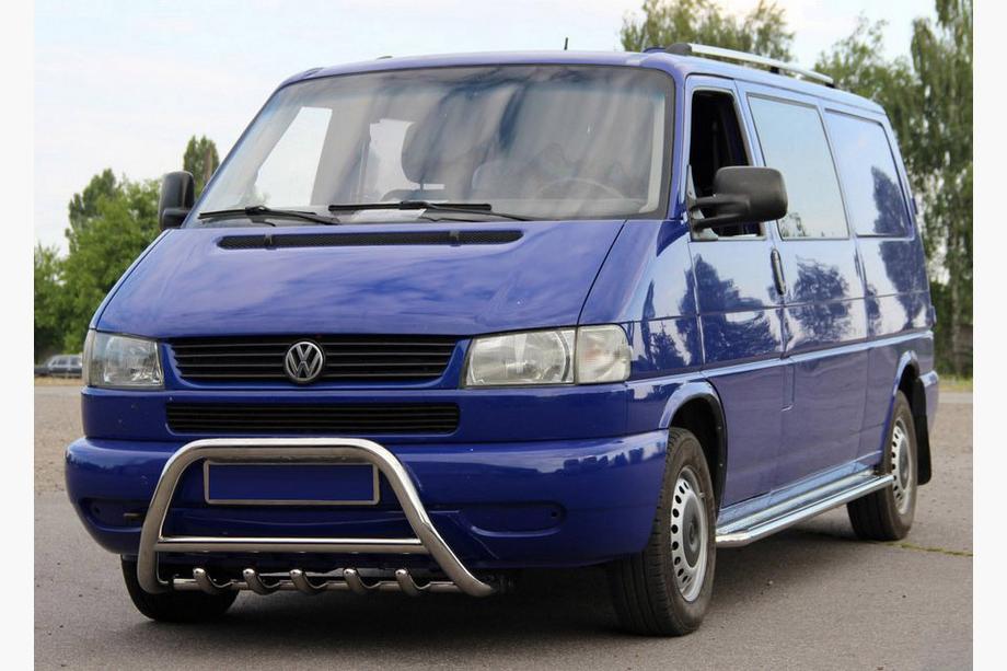 Volkswagen T4 Caravelle/Multivan 1990–2003 Kængurubøjle WT003 60 mm (rustfrit stål) 51 mm, med påskrift Image
