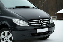 Mercedes Vito W639 2004–2014 Grillafdækning 2004-2010 (rustfrit stål) OmsaLine - Italiensk rustfrit stål foto 1