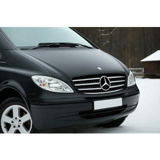 Grillafdækning 2004-2010 (rustfrit stål) Mercedes Vito W639 2004–2014 foto 1