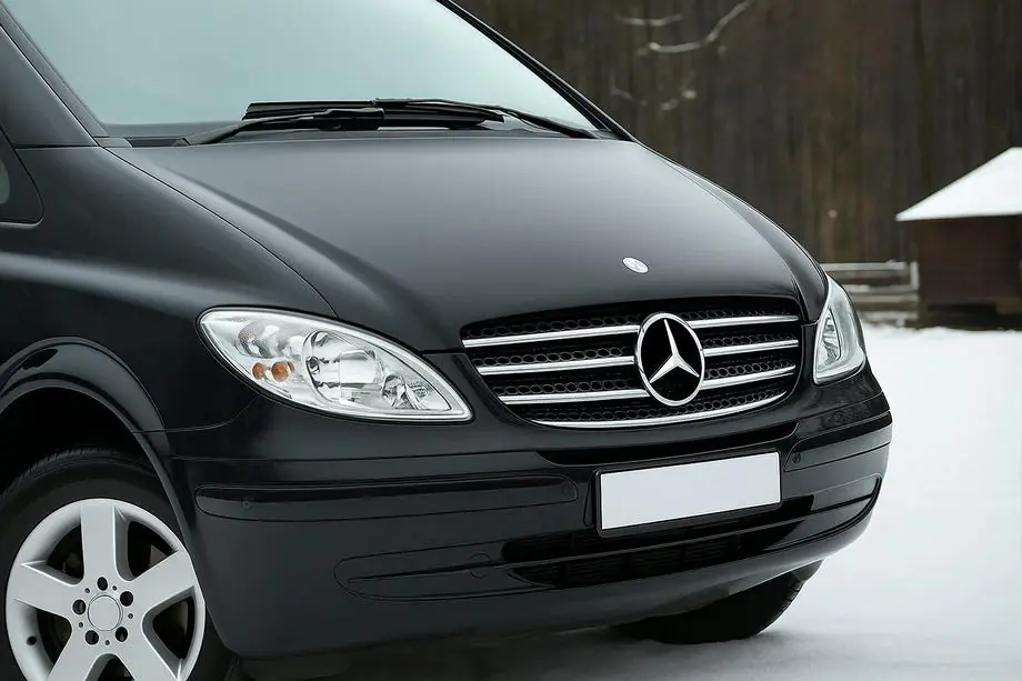 Mercedes Vito W639 2004–2014 Grillafdækning 2004-2010 (rustfrit stål) Foto 1