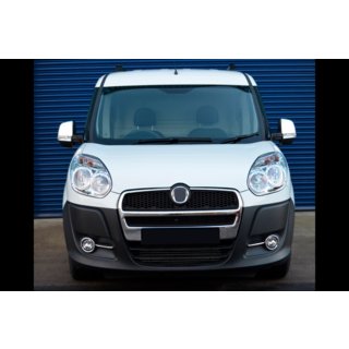 Kromlister til kølergrill (2010-2015, komplet, rustfrit stål) Fiat Doblo II 2010–2022 foto 2