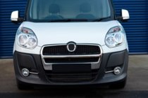 Fiat Doblo II 2010–2022 Kromrammer til taagelygter med striber (2010-2015, 4 stk., rustfrit staal) Carmos - Tyrkisk stål foto 5