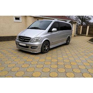 Frontkofangerlæbe BRB V1 (til lakering) Mercedes Vito W639 2004–2014 foto 3