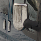 Ford Transit 2000–2014 Krom spejldæksler (2 stk.) Carmos - Poleret rustfrit stål foto 4
