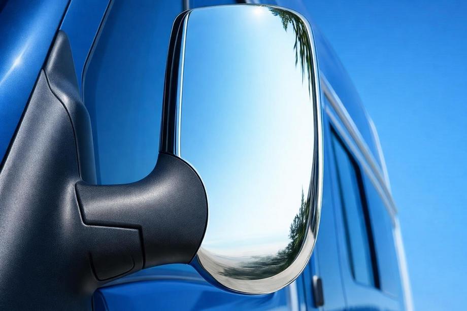Ford Transit 2000–2014 Krom spejldæksler (2 stk.) Carmos - Poleret rustfrit stål Image
