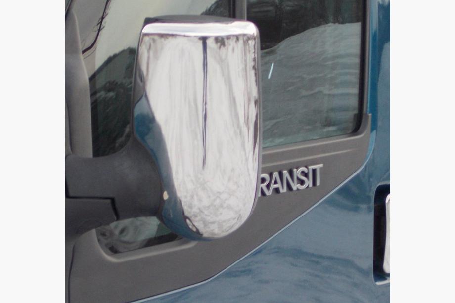 Ford Transit 2000–2014 Krom spejldæksler (2 stk.) Carmos - Forkromet plast Foto 3