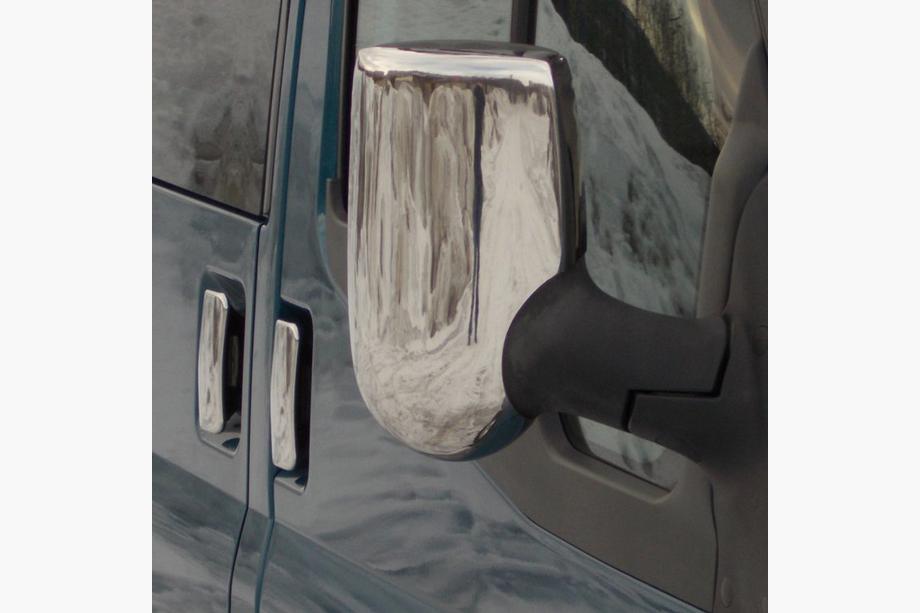 Ford Transit 2000–2014 Krom spejldæksler (2 stk.) Carmos - Forkromet plast Foto 4
