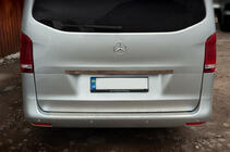 Mercedes Vito/V-klasse W447 2014– Krom bagkofangerbeskytter OmsaLine (rustfrit stål) Blank foto 3