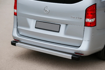 Mercedes Vito/V-klasse W447 2014– Bageste rørbøjle Moonlight (aluminium) foto 1