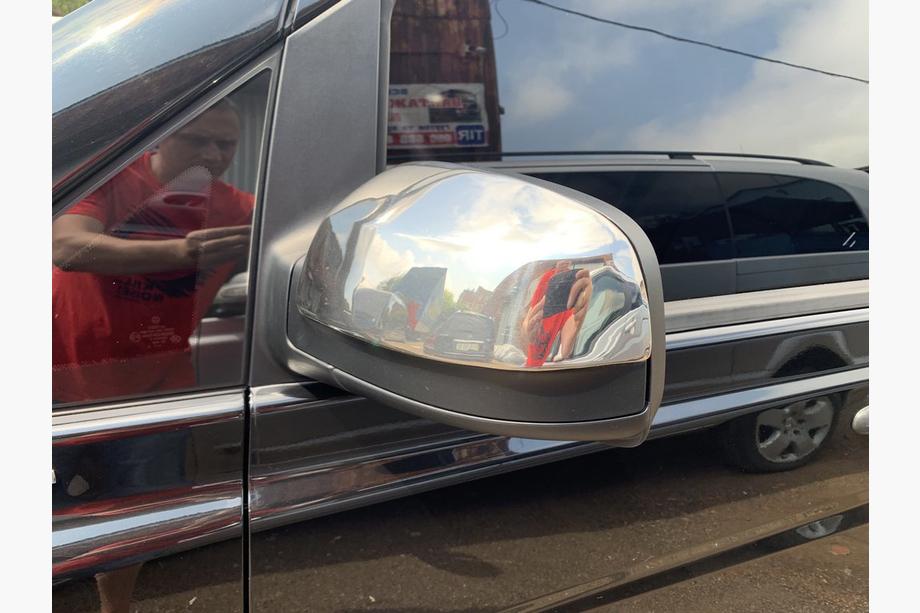 Mercedes Viano 2004–2014 Krom spejlkåber VITO 2010-2014 (2 stk) Foto 9